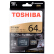 東芝64 GB TF（microSD）メモリカドUHS-III U 3 Class 10 M 501リド速度270 MB/s本き込み速度150 MB/sオープバードSTFカード