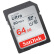 SanDisk 64 GB SDメーモリカドClass 10は、ハイビショルダーの理想的な伴侶をキップします。